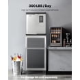 thumbnail image 3 of VEVOR Commercial Ice Maker Machine - Head, 300 Lbs/Day Stainless Steel Ice Machine with Scheduled Ice-Making, Self-Cleaning, Adjustable Thickness, 3 of 9