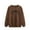 F123-Brown, variant on Women's Fashion Letter Print Crewneck Sweatshirt Pullover Casual Long Sleeve Tops Preppy Clothes Fashion Loose Sweatshirts