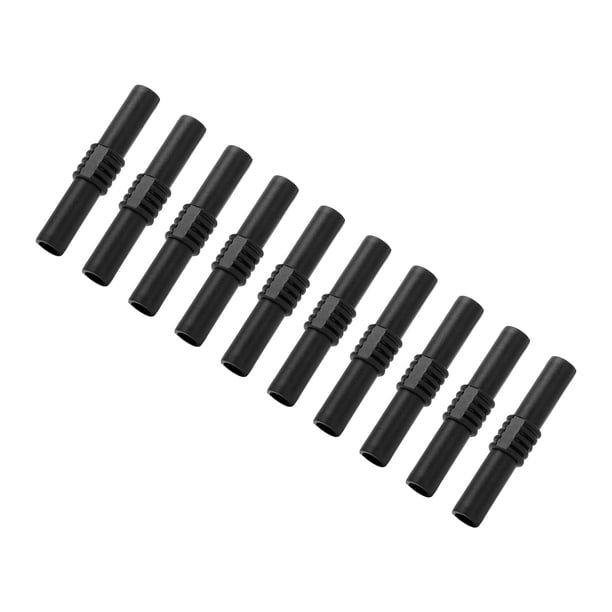 Adaptador de extensión de enchufe tipo banana, 10 piezas Conector electrónico tipo banana aislado de 4 mm Materiales ecológicos