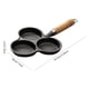 thumbnail image 2 of Pot Pan 3 agujeros Freitione el desayuno antiadherente Grilla de cocina Panqueque de cocina de cocción, 2 of 4