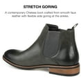 thumbnail image 3 of Vance Co. Mens Landon Wide Width Tru Comfort Foam Pull-on Round Toe Chelsea Boot, 3 of 8