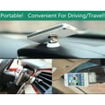 thumbnail image 3 of Magnetic Car Cell Phone Holder Mount Dash 360 Rotating Car Dash Mount Kit For iPhone GPS Samsung White, 3 of 5