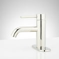 thumbnail image 4 of Signature Hardware 953760-Dp Lexia 1.2 GPM Single Hole Bathroom Faucet - Nickel, 4 of 7