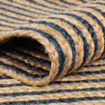 thumbnail image 6 of Superior Braided Jute Handwoven Indoor Outdoor Area Rug, 6' x 9', Navy Blue, 6 of 8