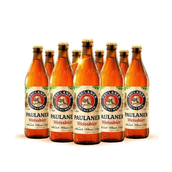 12 Pack Cerveza Paulaner Hefe-weissbier 500ml C/u Paulaner Weissbier