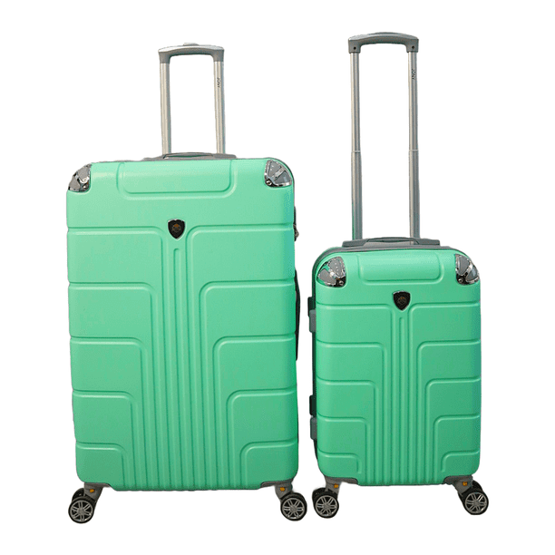 Juego 2 Maletas De Viaje 10 Kg Y 25 Kg Rigidas Ruedas Desmontables Y Candado Numerico
