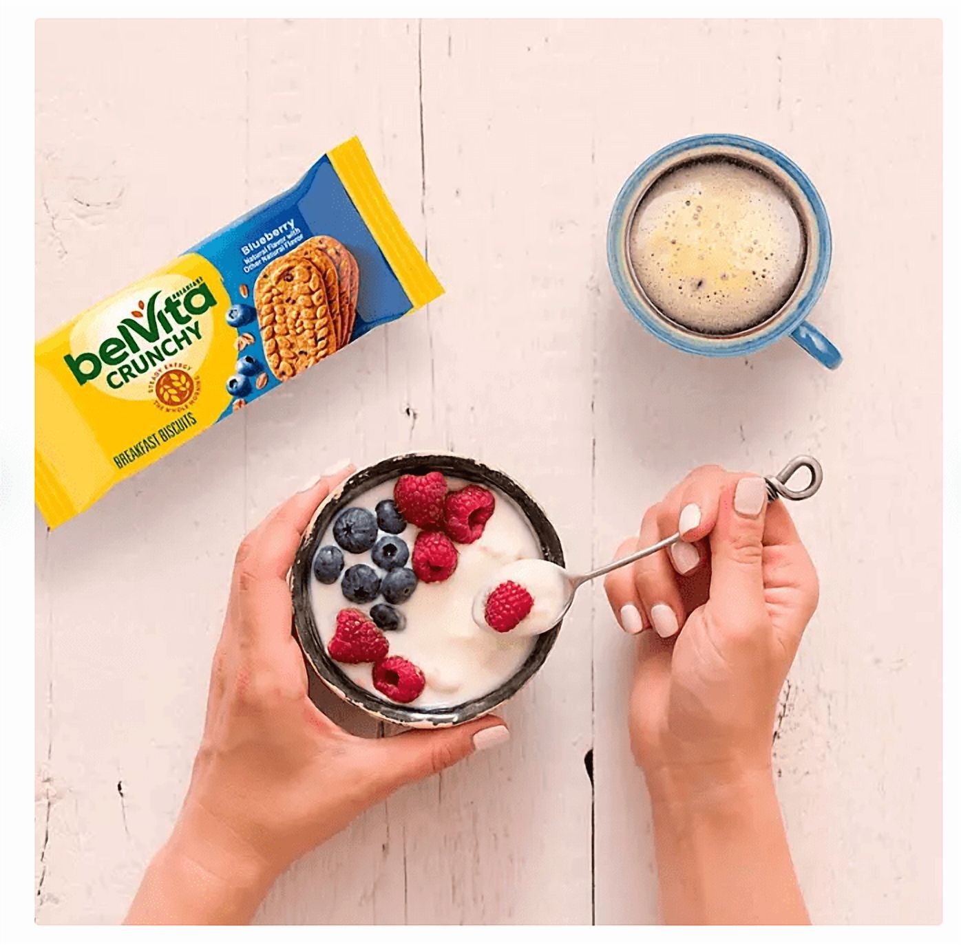 belVita Blueberry Breakfast Biscuits, 4 biscuits per pack, 25 pk.