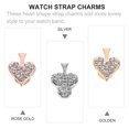 thumbnail image 5 of 3 Pcs Watch Strap Charms Delicate Watchband Studs Watch Silicone Strap Decors(Random Style), 5 of 5