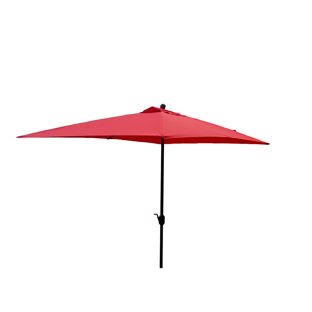 Hommoo 10 Feet Rectangular Market Patio Umbrella Walmart Com Walmart Com