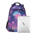 thumbnail image 7 of FORMRS Kids School Backpack Elementary Student Unisex Travel Bookbag with Reflective Stripes, Neon Jellyfish, 7 of 7