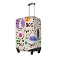 thumbnail image 2 of Disketp Dog Doing Yoga Elastic Travel Luggage Cover Travel Suitcase Protective Cover For Trunk Case Apply To 18''-32'' Suitcase Cover (Luggage not included)-Small, 2 of 9