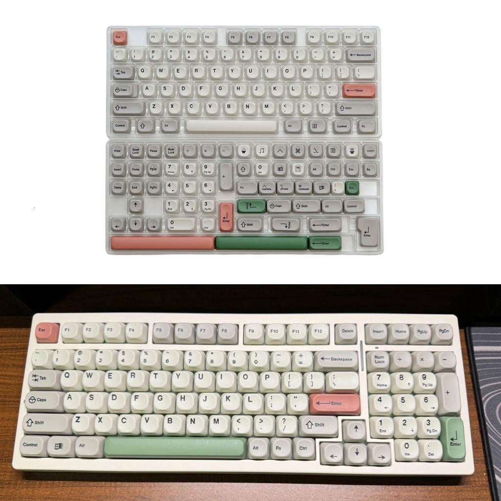 139 Key MOA Retro Keycap Set Retro 9009 Theme for Mechanical Keyboard Keycaps