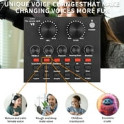 Enroslu Podcast Equipment Bundle, BM-800 Recording Studio Package with Voice Changer, Audio Interface with Sound Card and Condenser Microphone, Perfect for Recording, Broadcasting, Live