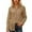 Rose Gold, variant on Sequined Top Lapel Long Sleeved Cardigan Basic Border Shirt Jacket Womens Sweatshirt Cardigan S