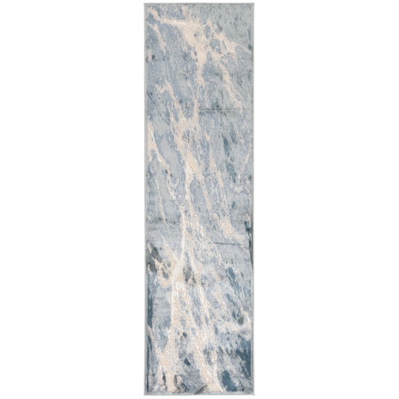 SAFAVIEH Paradise Ferdinand Abstract Runner Rug, Beige/Blue, 2'2" x 8'
