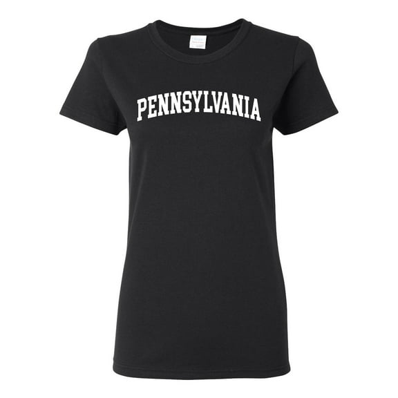 Wild Bobby State of Pennsylvania College Style Women Graphic Tee