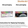 thumbnail image 3 of Shuttle Art 260 Pack Gel Pens Set 220% Ink Gel Pen for Adult Coloring Books Art Markers 130 Colored Gel Pens Plus 130 Refills, 3 of 9