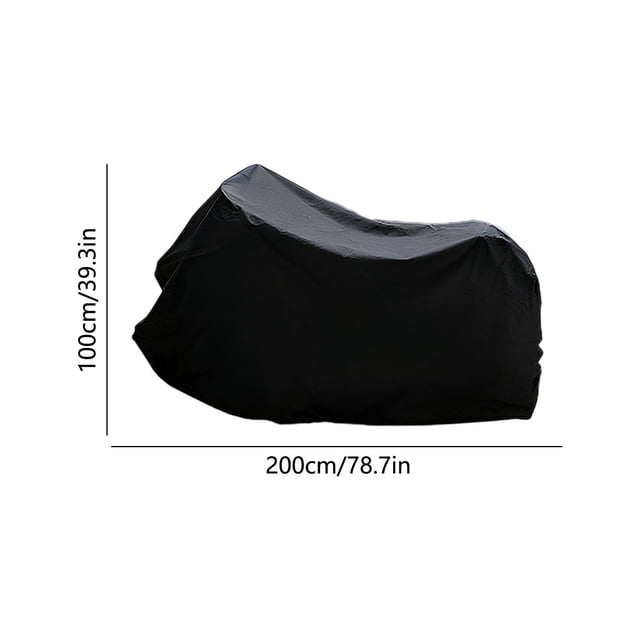Sktrjpolfis Universal Motorcycle Bike Cover, Waterproof Sunproof Windproof, Polyester Vehicle Protection for Outdoor Indoor