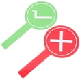thumbnail image 4 of SHISUYAN 2Pcs Answer Paddle Reusable Teaching Game Paddle Teacher Classroom Event Supplies, 4 of 9