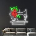 thumbnail image 2 of Handmadetneonsign Vintage Sewing Machine Neon Sign, Tailor Clothes Wall Art Decor, Shop Wall Decor, 2 of 4
