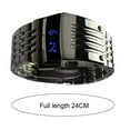 thumbnail image 4 of Walbest Wrist Watch LED Automatic Energy Saving Mode Stainless Steel Digital Calendar Sport Watch for Officer, 4 of 6
