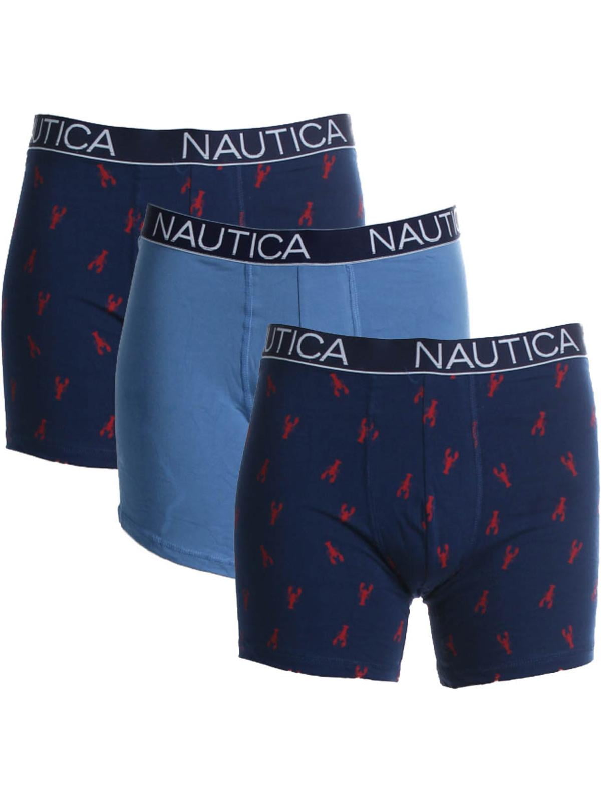 Nautica Nautica Mens 3 Pack Classic Fit Boxer Briefs
