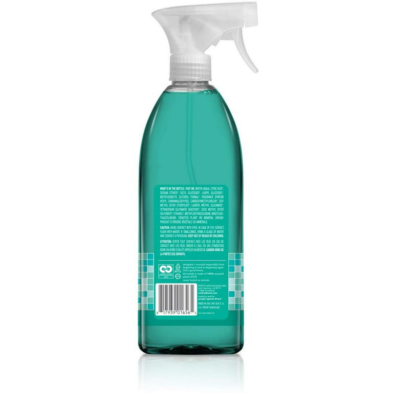 Method Tub 'n Tile Bathroom Cleaner, Eucalyptus Mint Scent, 28 oz Bottle, 8/Carton (01656)