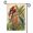 A, variant on XaaKee, Garden Flags, Jungle Macaws Naturalist Sketch II Garden Flag, Double-sided High-quality White Linen, Small Garden Flags, 12x18Inch