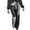 Gray, variant on Womens Jeans Mid Waisted Women's Fashion Flared Wide-foot Patchwork Jeans And Trousers