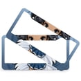 thumbnail image 2 of 2 Pcs Set Cheerleader Girl License Plate Cover Cheer Team Gift License Plate Frames Cover Holders Aluminum 2 Hole for Women Men Auto Decoration Hardware, 2 of 6