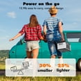 Hepway Euler P700 577Wh Portable Power Station, 2x700W(Peak 1000W) AC Outlets & LED Flashlight, Lithium ion Battery, Solar Charging Silent Solar Generator for CPAP Outdoor Camping RV Travel Home Use