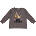 thumbnail image 3 of Inktastic Little Brother Construction Truck Boys Boys Long Sleeve Toddler T-Shirt, 3 of 5
