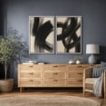 thumbnail image 4 of Framed Canvas Print Abstract Neutral Wall Art Set of 2 Modern Decorative for Living Room Bedroom - 24"x36"x2 WHITE, 4 of 8
