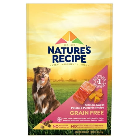 UPC: 0730521521035 | Nature′s Recipe Dry Dog Food  Grain Free Salmon  Sweet Potato & Pumpkin Recipe  12 lb. Bag