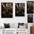 thumbnail image 4 of Designart "Dancing to African Rhythms I" African American Floater Framed Canvas Print, 4 of 7