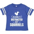 thumbnail image 3 of Inktastic Easily Distracted by Squirrels Boys or Girls Toddler T-Shirt, 3 of 5