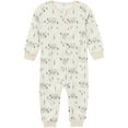 thumbnail image 3 of Gerber Toddler Neutral One-Piece Footless Sleepers, 3-Pack, Sizes 12 Months - 5T, 3 of 14
