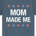 thumbnail image 3 of Instant Message - Matching 4Th Shirts Mom Made Me - Toddler & Youth Short Sleeve Graphic T-Shirt, 3 of 6