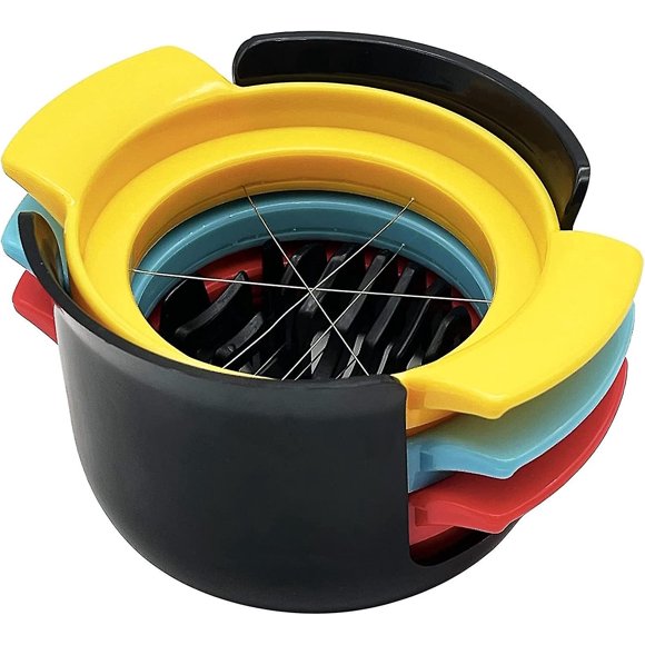 Egg Slicer, Egg Cutter For Hard Boiled Eggs, Stainless Slicer