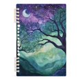 thumbnail image 7 of FORMRS 1-Subject Spiral Notebook 8" x 5" College Ruled 60 Refillable Sheet A5 Hard Cover, Moonlight Forest, 7 of 7