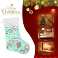 thumbnail image 4 of SKYSONIC Christmas Stocking Personalized Cat Large Candy Stocking Hanging Gift Xmas Stockings Decoration 1 PC for Family Holiday Party Ornaments Decor Fireplace, 4 of 7