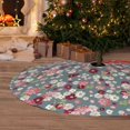 thumbnail image 6 of Yiaed Daisies Flowers Print Christmas Tree Skirt , Tree SkirtsTree Mat for Christmas Winter Holiday Indoor Decorations-48", 6 of 7