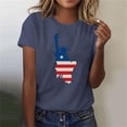 thumbnail image 5 of Fjofpr Womens Summer Tops Trendy Womens Tops Blouses Summer Tunic Tops Short Sleeve Solid Color Loose Round Neck Tees Shirts, 5 of 7