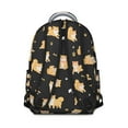 thumbnail image 3 of "Sophisticated Dog Print Backpack - Professional-Grade Carryall for College & Work, Premium Dog Lover Gift with Padded Shoulder Straps", 3 of 6