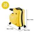 thumbnail image 3 of 20/24inch Kids Ride on Luggage Kid Luggage Seat,Rolling Luggage with Spinner Wheels ,Suitcase Carry Trolley with Password Lock,with Safety Belt, Airplane Travel, 3 of 9