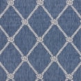 thumbnail image 7 of Ox Bay Sophie 5'3" Round Navy Nautical Rope Indoor/Outdoor Area Rug, 7 of 7