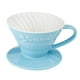 thumbnail image 3 of Cafetera de porcelana con filtro de goteo para café espresso Azul, 3 of 6