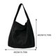 thumbnail image 2 of Bolso de hombro de gran capacidad para mujer bolso de mano de trabajo de tela de Tweed bolso clásico Retro, 2 of 9