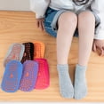 thumbnail image 2 of Calcetines antideslizantes para bebés y niñas, 6 pares con agarre para niños y niñas, calcetines de algodón antideslizantes para niños, surtidos, aptos para 1-4 años XianweiShao 8390605960192, 2 of 5
