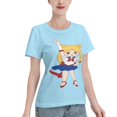 thumbnail image 2 of T-Shirt Basique à Manches Courtes pour Femmes Sailor Moon Édition Q Tsukiha, 2 of 6